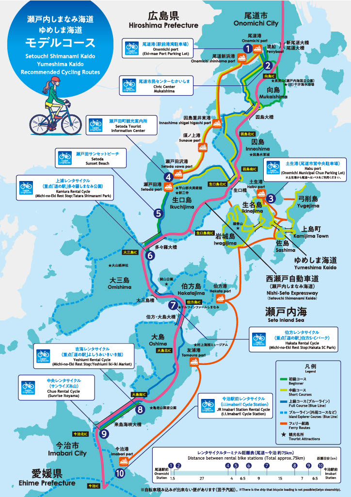 しまなみ海道　マップ